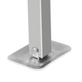 Manan 2X 410mm-545mm Drop Down Corner Silver CAR1073-SL