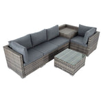 6PCS Outdoor Modular Lounge Sofa Coogee-Grey V264-OTF-508S-LGR