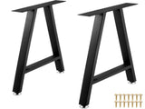 Metal Table Legs 28 x 17.7 inch A-Shaped Desk Legs Set of 2 Heavy Duty Bench Legs with Polyurethane V952-TZZTY28X17.7AAHCPV0