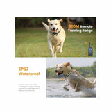 Dog Bark Collars - 2x 800m Range Recievers Vibration Sound Light Training Device V238-SUPDZ-39572038877264