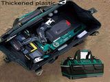 Tool Storage Bag Oxford Cloth Tool Bag Multifunctional Tool Organizer Durable - black - green - Size V1106-148-24319-BLA-REGULAR