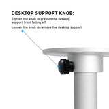 Table Pedestal Telescopic Furniture Leg 46-70cm Height Adjustable Easy Installation Detachable V985-RVTABLEPEDESTAL