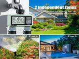 Water Timer for Garden Hose,Sprinkler Timer with Rain Delay/Manual Watering/Automatic Irrigation V1369-AZ3-W-03035