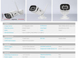 UL-tech Wireless CCTV 3MP 2 Cameras Square CCTV-CAM-WF-P4-X2