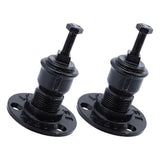 Interior Handrail Bracket Solid Iron Home Mounting Support 2Pcs V1366-AZ2-W-17170