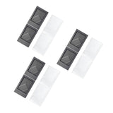 12-Piece Mini Photo Frame Set for Desk and Home Decoration, Small Picture Frames Fits 3-Inch Photos, V1369-AZ3-W-17381