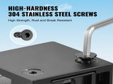 Glass Clamp, 40 PCS Square Glass Railing Bracket for 0.31 "-0.47 " Tempered Glass, 304 Stainless V952-BLZJHSFX40PCUK43PV0
