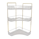 3 Tier Makeup Shelf Organizer Easy Access Aesthetic Corner Bathroom Countertop Organizer for V1294-YM0710-3112230081611