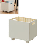 Book Storage Box with Dual Side Handles Stackable 50kg Load Bearing Multifunctional Use File Storage V1294-YM0710-3117230290111
