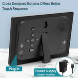 Dementia Digital Clock for Seniors, Extra Large Electric Calendar Clock With 20 Alarms Auto DST and V1237-MS-724-080