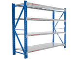 Centurion Standard 1 Bay 1.5M Wide Long-Span Garage Shelving 400kg LS-100