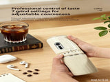 Portable Electric Coffee Maker, All-in-One Grinder & Brewer with 7 External Adjustable Grind V1293-A-KAFEIJI001