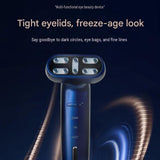 White EMS Eye Massager with Heat and Light Therapy - 360 Rotating Head, Multi-Color LED, Vibration V888-ELOSUNG56281-1