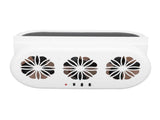 Solar Powered Car Exhaust Fan 5000RPM Air Circulation Vehicle Cooling Vent Fan with USB Interface V1294-YM0901-3113240150912