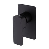 Single Square Shower Bath Mixer Tap Bathroom WATERMARK Approved in Black V63-847961