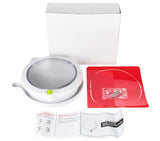 White 4-Way Locking Cat Flap Door - Pet Entry Portal for Interior Doors, Walls & Cabinets V888-ELOSUNG32884
