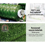 Primeturf 2x10m Artificial Grass Synthetic Fake 20SQM Turf Lawn 17mm Tape AR-GRASS-15-210M-OL-TAPE20