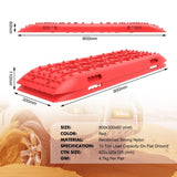 X-BULL Recovery tracks 10T Sand Mud Snow RED Offroad 4WD 4x4 2pc 91cm Gen 2.0 - red V211-AUEB-XBST001