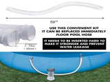 Replacement Hose For Above Ground PoolsSet Of 3, 1.25" Diameter Accessory Pool Pump Replacement Hose V1366-AZ2-W-12336