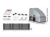 LockMaster Automatic Sliding Gate Opener Kit Keypad 6M 800KG GO-SGO-DSR800-AC-RAILX3