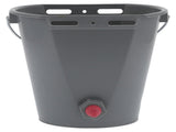 8L Feeder Bucket with 2 Nipple Milk Feeding Barrel Livestock Farm Accessory GrayFor Lamb V1294-YM0901-3111210205112