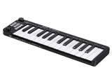 Alpha 25-Key MIDI Keyboard Controller Portable USB Laptop Black EK-MID25-BK