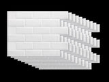 Tiles 3D Peel and Stick Wall Tile Subway White V63-836591