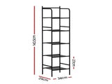 Artiss 2X Floor Standing Corner Shower Caddy 5 Tier Bathroom Organizer Black BSR-A-5T-142HX2
