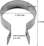 16 Pcs Brace Bands Chain Link Fence, Galvanized Steel Chain Link Brace Band Use for 1-7/8" Outside V1189-WXFWAL-20260319-00057