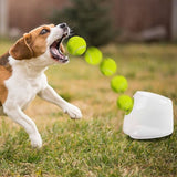 Dog Ball Launcher Thrower Automatic Tennis Fetch Throwing Machine 3 Balls V63-836951