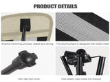 Portable Folding Chair Footrest Khaki V728-OBA1005006105111390