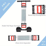 1Pc Multifunctional Spring Pedal Puller Fitness Tensioner V1142-LP97471