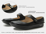 ALEGRIA Paloma Nursing Shoes Slip On Womens Work Working Hospitality - Black Nappa V563-PAL-601-41