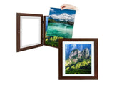 babies Art Frame Front Opening Changeable Wood grip Seal Picture Photo Display Storage Frame Home V1263-JX-2575