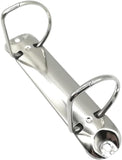 5 pieces D-shaped metal clip ring binder mechanism - set of 2 ring binders for papers, textbook, V1189-WXFBOL-142-1