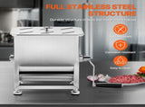 Manual Meat Mixer, 10L Fixed Tank Meat Processing Equipment, V952-SYRLJBJBKQXKG26A7001V0