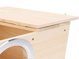 Parakeet Nesting Box Solid Wood Bird Breeding Mating Box for Cockatiel Lovebirds Budgie Canary V1294-YM0901-3111240205211