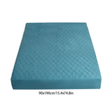 Fitted Sheet Mattress Protector Cover - Quilted Cotton Feel Pocket Sheet - Winter Warm Breathable V1366-AZ2-W-12992