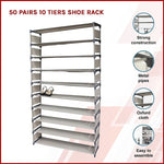 50 Pairs 10 Tiers Shoe Rack V63-820163