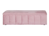 Artiss Storage Ottoman Blanket Box 103cm Velvet Pink OTM-8101-VEL-PK