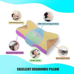 Soft Cervical Pillow for Neck Pain Relief Memory Foam Ergonomic V63-844511