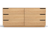 Artiss 6 Chest of Drawers Dresser Table Pine FUR-U-CDR-06-WD-AB
