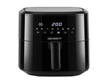 Devanti Air Fryer 6.5L 1700W Digital Touch 8 Presets Non-Stick Basket Black AF-K-J-NA50-BK