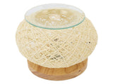 Adjustable Rattan Table Lamp Dimmable Woven Aromatherapy Lamp Night Light for Living Room Bedroom V1294-YM0901-3119250006711