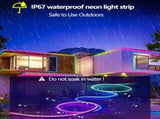 RGB Light Strip BT Pickup Sound Ambient Light Colorful DIY Modeling Flexible Silicone Light Strip V1294-YM0901-L6777US-3