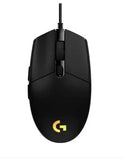 Logitech G203 LIGHTSYNC RGB 6 Button Gaming Mouse 200 8,000 dpi USB data format 16 bits/axis USB V1202-V2-MILT-G203-BK