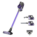 Devanti Stick Vacuum Cleaner Cordless Roller Brush 150W Purple VAC-CL-BH-09E-GY-PP