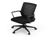 Artiss Ergonomic Office Chair Mesh Computer Desk Chairs with Lumbar Support, Height Adjustment OCHAIR-L-2014-BK