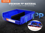 Plastic Storage Bin, , Hanging Stackable Storage Organizer Bin, Blue/Red, V952-DDWLX6G00000096OEV0