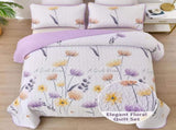 Knit Quilted coverlet and pillowcovers set Cozy and Textured - Queen size V745-MAC080645Q13U